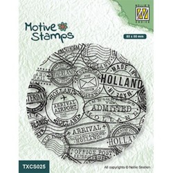 (TXCS025)Nellie's Choice Clear Stamp Postmarks