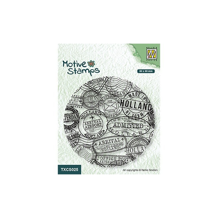 (TXCS025)Nellie's Choice Clear Stamp Postmarks