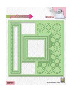 (SCDP003)Nellie's dies Easelcard dies Flower-2