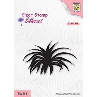 (SIL118)Nellie`s Choice Clearstamp - Crowns of tree Yucca