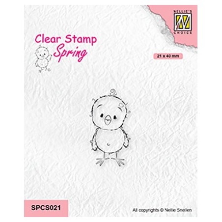 (SPCS021)Nellie`s Choice Clearstamp - Chickies: I am chickie