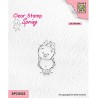 (SPCS023)Nellie`s Choice Clearstamp - Chickies: Happy