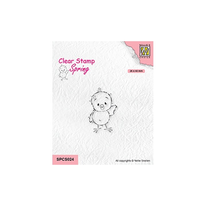 (SPCS024)Nellie`s Choice Clearstamp - Chickies: Hi there