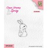 (SPCS026)Nellie`s Choice Clearstamp - Cute rabbit-1