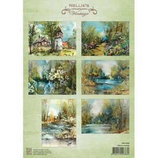 (NEVI099)Nellie's choice Nature scenes, 10xA4