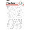 (SL-ES-SCD20)Studio light  SL Clear stamp + Dies Baby basket Essentials nr.20