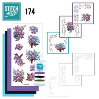 (STDO174)Stitch and Do 174 - Yvonne Creations - Graceful Flowers
