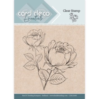 (CDECS085)Card Deco Essentials Clear Stamps - Rose