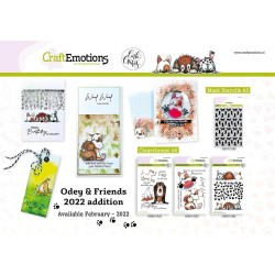 (1532)CraftEmotions clearstamps A6 - Odey & Friends 4 Carla Creaties