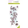 (4101)CraftEmotions clearstamps Slimline - Blossom branch