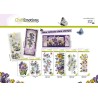(4104)CraftEmotions clearstamps Slimline - Easter eggs