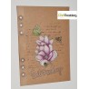 (3018)CraftEmotions clearstamps A5 - Blossom - Magnolia