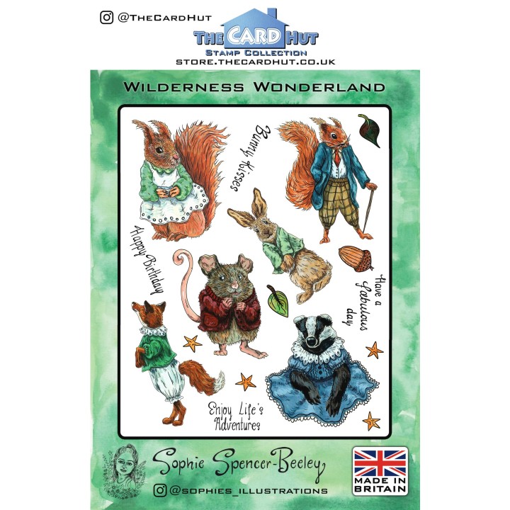 (SSB010)The Card Hut Wilderness Wonderland Clear Stamps