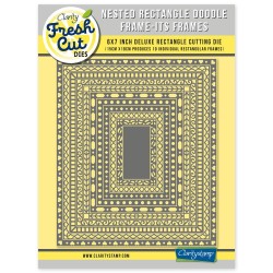(ACC-DI-31241-XX)NESTED RECTANGLE DOODLE FRAME-ITS FRAMES DIE SET