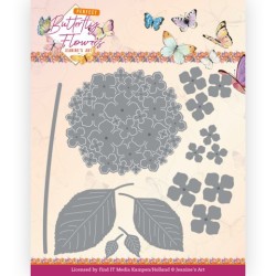 (JAD10147)Dies - Jeanine's Art - Perfect Butterfly Flowers - Hydrangea