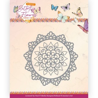 (JAD10150)Dies - Jeanine's Art - Perfect Butterfly Flowers - Flower Circle