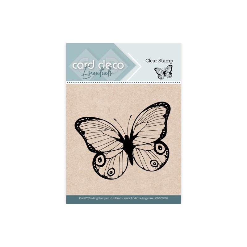 (CDECS086)Card Deco Essentials Clear Stamps - Butterfly