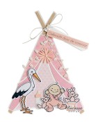 (ec0195)Clear Stamp & dies Eline's Storks and Babies