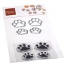 (CS1088)Clear Stamp & dies Paws