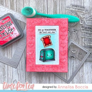 (T4T/840/A2S/Sta)Time For Tea Designs A2 Stitched Hearts Metal Dies