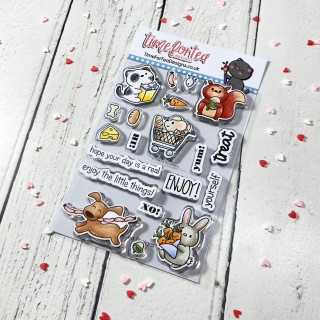 (T4T/832/Enj/Cle)Time For Tea Designs Enjoy The Little Things Clear Stamps