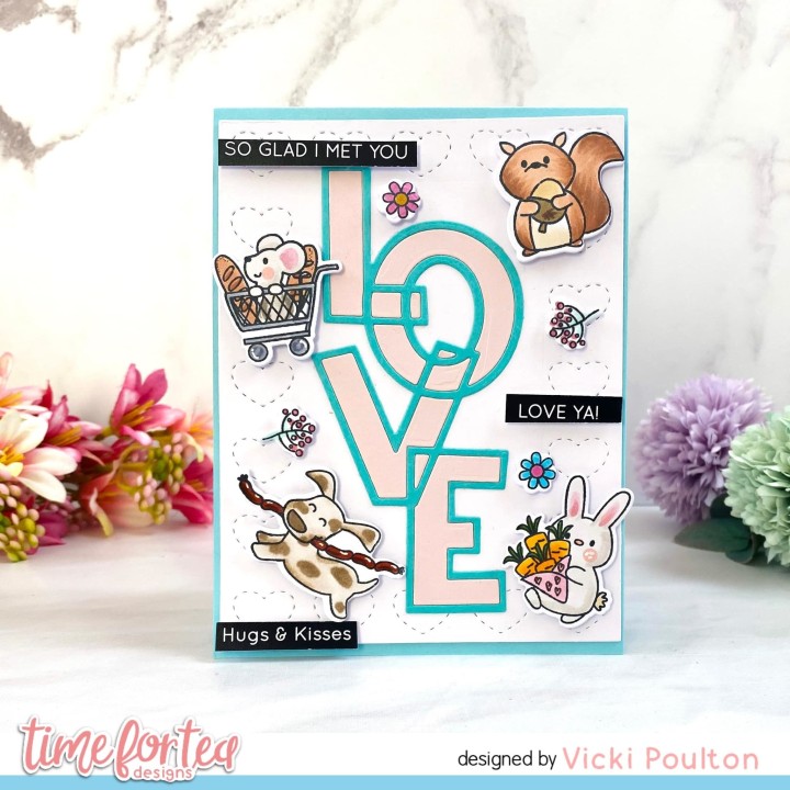 (T4T/832/Enj/Cle)Time For Tea Designs Enjoy The Little Things Clear Stamps