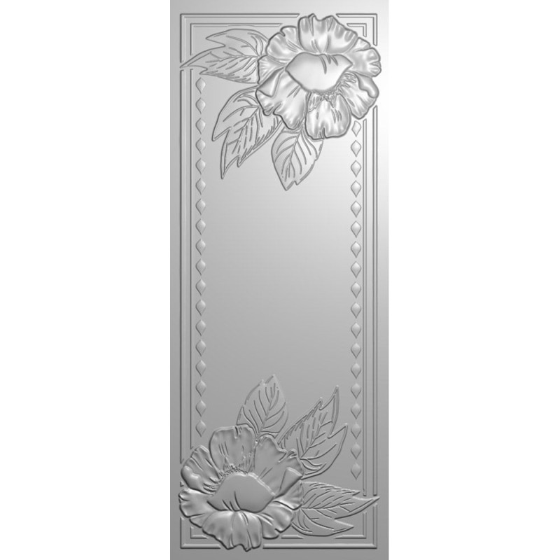 (GEMEF3.253DELFL)Gemini Elegant Flourish 3D Embossing Folder