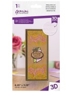 (GEM-EF3.25-3D-EMLA)Gemini Embellished Lace 3D Embossing Folder