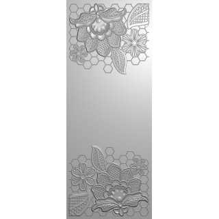 (GEM-EF3.25-3D-EMLA)Gemini Embellished Lace 3D Embossing Folder