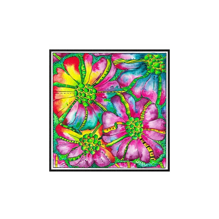 (JL-MM-STAMP192)Studio Light JL Clear stamp Moodles of flowers Mindful Moodling nr.192