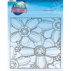 (JL-MM-STAMP193)Studio Light JL Clear stamp Lovely florals Mindful Moodling nr.193