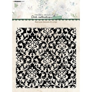 (JMA-ES-STAMP141)Studio light JMA Clear Stamp Background baroque damask & script Essentials nr.141