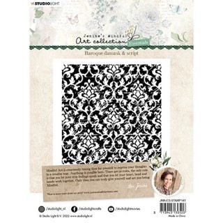 (JMA-ES-STAMP141)Studio light JMA Clear Stamp Background baroque damask & script Essentials nr.141