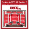 (CLMOVE08)Crealies On The MOVE Design G CLMOVE08
