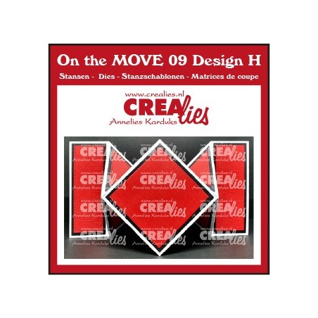 (CLMOVE09)Crealies Crealies On The MOVE Design H