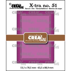 (CLXTRA51)Crealies Xtra no. 51 ATC Small stripes