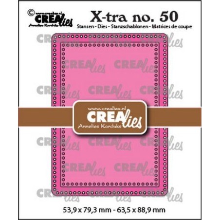 (CLXTRA50)Crealies Xtra no. 50 ATC Small circles