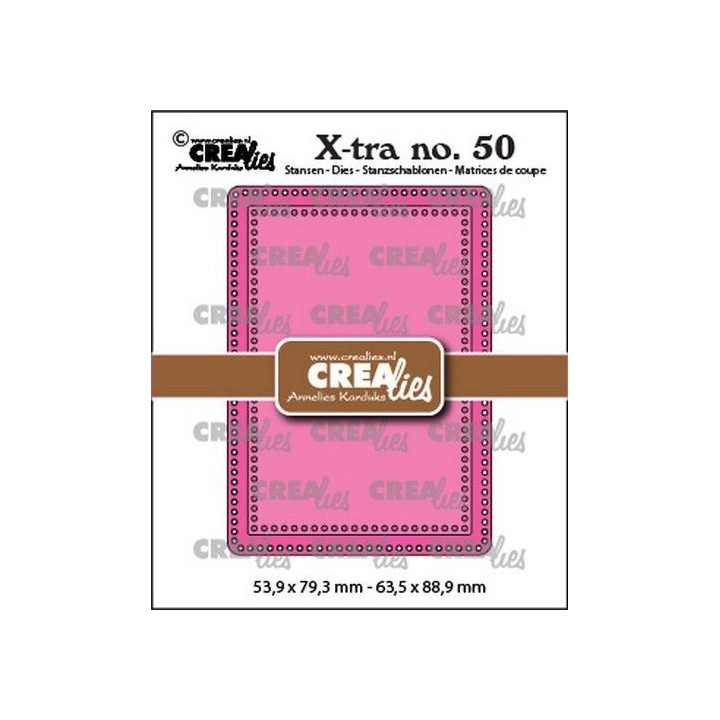 (CLXTRA50)Crealies Xtra no. 50 ATC Small circles