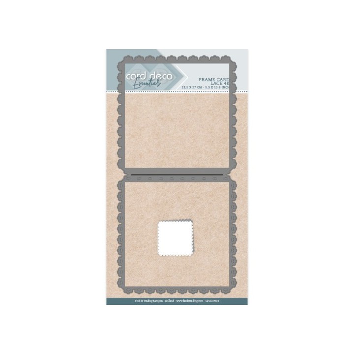 (CDCD10034)Card Deco Essentials Frame Dies - Lace - 4K