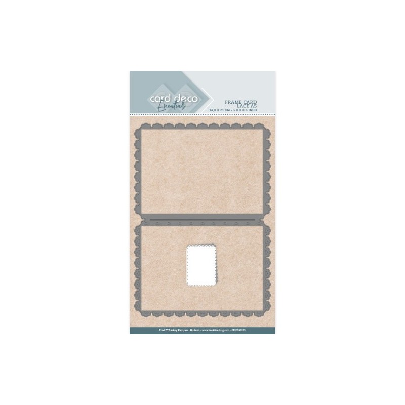 (CDCD10035)Card Deco Essentials Frame Dies - Lace - A5