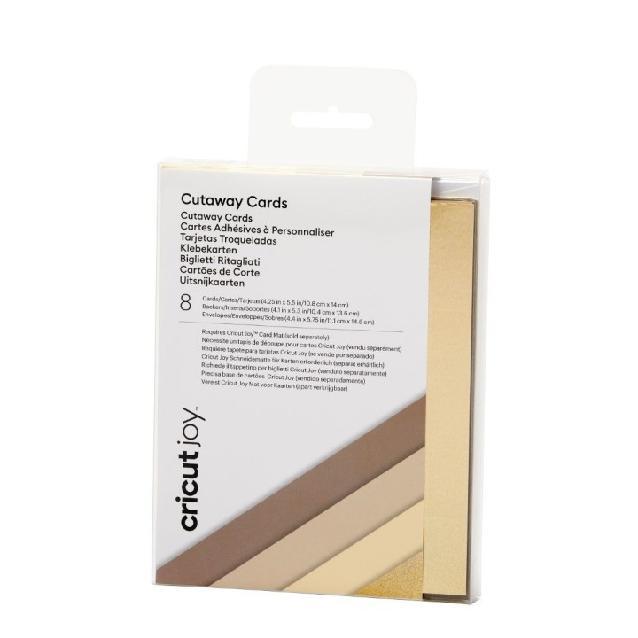 (2008855)Cricut Cutaway Cards Neutrals Sampler (8pcs)