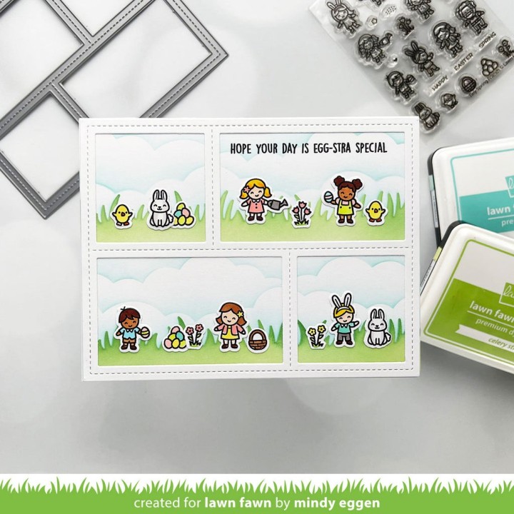 (LF2778)Lawn Fawn Tiny Spring Friends Clear Stamps