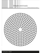 (SDB209)Simple and Basic Heart Framed Circles Cutting Dies