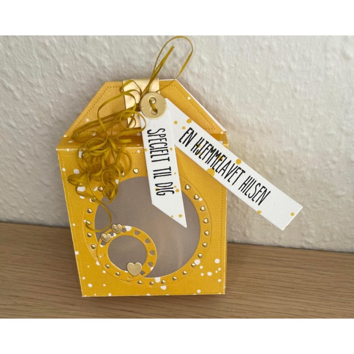 (SDB209)Simple and Basic Heart Framed Circles Cutting Dies