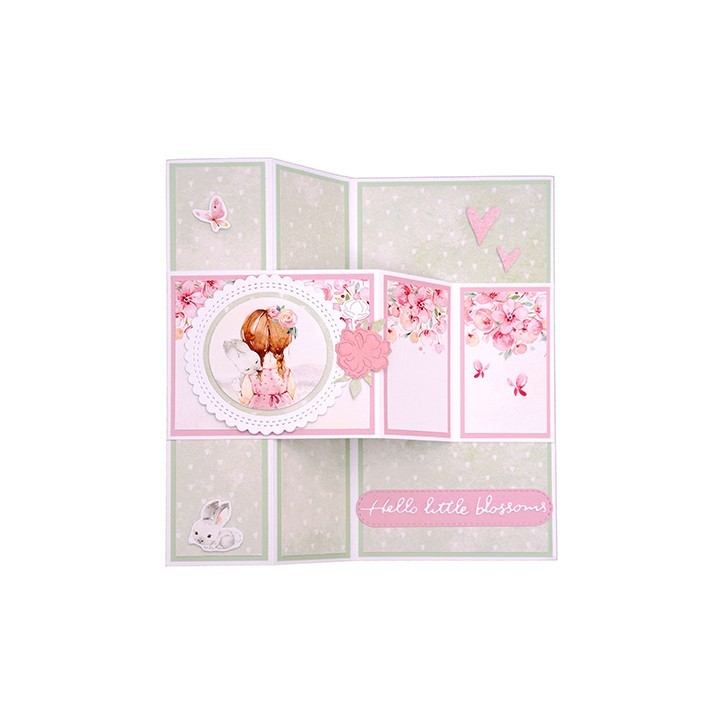 (SL-LB-CD196)Studio Light SL Cutting Die Hello flowers Little Blossom nr.196