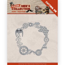 (ADD10267)Dies - Amy Design - Classic men's Collection - Motorcycling Frame