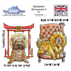 (MBDH006)The Card Hut In The Doghouse: Doggy Dynasty Clear Stamps