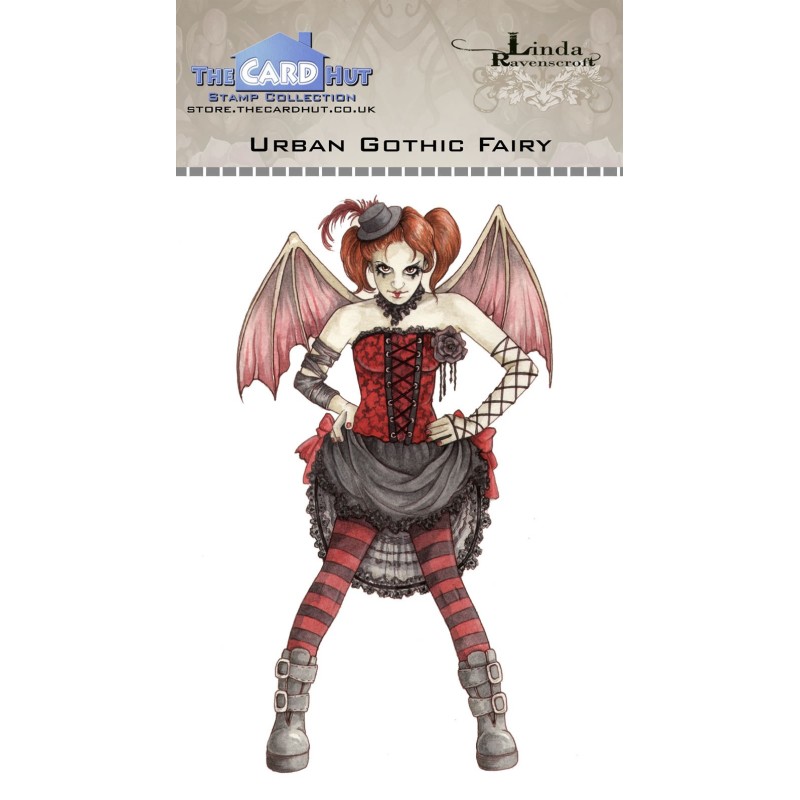 (LRFF009)The Card Hut Urban Gothic Fairy Clear Stamps