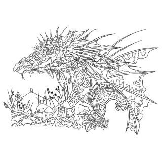 (LRMCHC)The Card Hut Mythical Creatures: Homecoming Clear Stamps