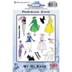 (DK003)The Card Hut Parisian Chic Clear Stamps